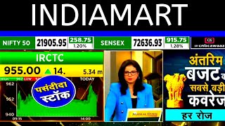 🇮🇳Indiamart Share 🔴 16 February 🔴 Indiamart Share Latest News । Indiamart Share News Today [upl. by Rihaz]