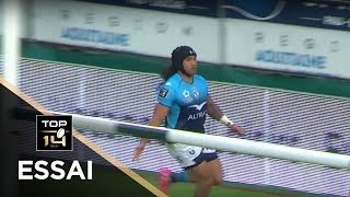 TOP 14  Essai Joe TOMANE MHR  Pau  Montpellier  J8  Saison 20172018 [upl. by Lissie]