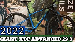 2022 GIANT XTC ADVANCED 29 3 BLACKSAPPHIRE [upl. by Ardnuaek]