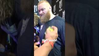 Measuring Hafthor Bjornsson in Person [upl. by Alver]