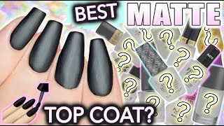 Best MATTE top coat for nails [upl. by Atauqal]