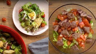 RECEITAS DE SALADAS FRESQUINHAS E QUE MATAM A FOME Perfeitas para o verão I receitas fáceis I VIX [upl. by Nochur]