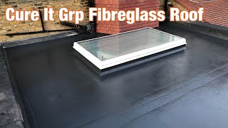 New GRP fibreglass roof  using Cure it [upl. by Htebilil]