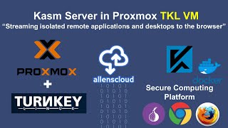 Install Kasm Server in Proxmox TKL VM [upl. by Llirrehs]