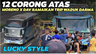 SERU BANGET NAIK BIS INI🤩TRIP WADUK DARMA BASURI NADA VIRAL CORONG ATAS BLUE STAR LUCKY STYLE 🥳 [upl. by Esital944]