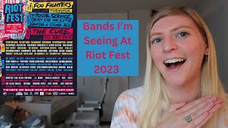 BANDS IM SEEING AT RIOT FEST 2023 [upl. by Ernie]