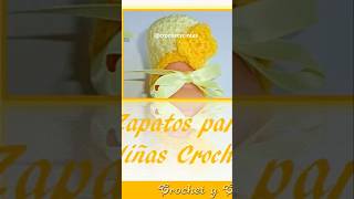 Zapaticos escarpines a crochet [upl. by Almeeta]