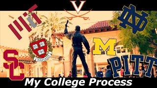 My College Process with Reactions Accepted to 20 Universities [upl. by Seleta]