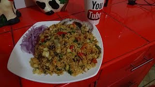 ARROZ CON MARISCOS AL ESTILO PATTY BUSTAMANTE O [upl. by Ardnaxela599]