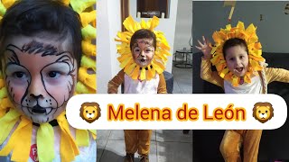 DIY COMO HACER Melena de León 🦁  DISFRAZ [upl. by Adyht]