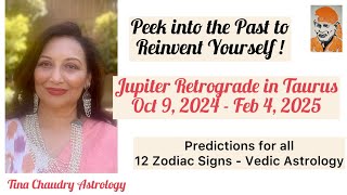 Jupiter Retrograde in Taurus Predictions for all 12 Zodiac signs [upl. by Enrol]