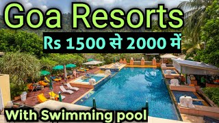 Goa Best Hotel and Resort Near Baga Calangute Candolim Anjuna  Goa Budget Hotels with swimming pool [upl. by Minta]