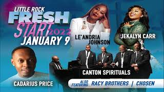 LeAndria Johnson Live In Little Rock AR  BradComm Ent Fresh Start Concert  January 2022 [upl. by Klina]