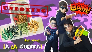 Unboxing 1  Soldaditos  ¡Nos vamos a la guerra [upl. by Lerrud]