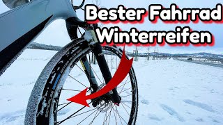 Fahrrad Winterreifen mit Spikes Schwalbe Marathon Winter Plus I Fett Fahrrad [upl. by Ataeb877]