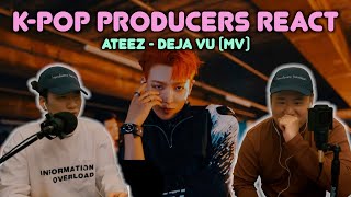 Musicians react amp review ♡ ATEEZ  Deja Vu MV [upl. by Nezah]