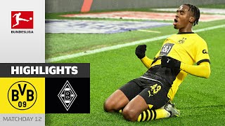 Borussia Dortmund  Borussia Mgladbach 42  Highlights  MD12 – Bundesliga 202324 [upl. by Mcafee]