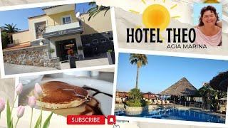 Hotel Theo in Agia Marina Crete  Greece [upl. by Esyli]