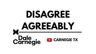 Disagree Agreeably  Webinar  Dale Carnegie Training [upl. by Ssor838]