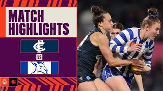 Carlton v North Melbourne Highlights  Week Four 2024  AFL [upl. by Reinke]