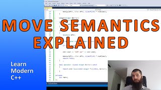 Move Semantics Explained  Learn Modern C [upl. by Yelnek]