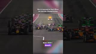 Qatar sprint start landonorris f1 automobile mclaren qatargp [upl. by Airednaxela]