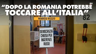 Marco Rizzo quotIn Romania hanno annullato le elezioni con motivazioni ridicole E un fatto gravequot [upl. by Annuhsal]