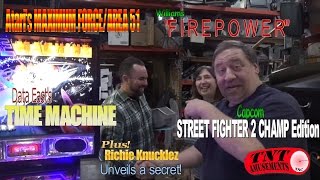 906 TIME MACHINE amp FIREPOWER Pinball Machines GOLD MINE Shuffle amp RICHIE KNUCKLEZ pays a visit [upl. by Carlyle285]