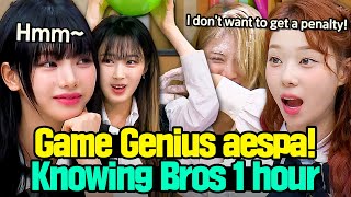 Knowing Bros 1hour🔥 aespa Game Legend Compilation [upl. by Enitsua]