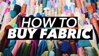 How to Buy Fabric Terminology amp Shopping Tips  WITHWENDY [upl. by Nairadal]