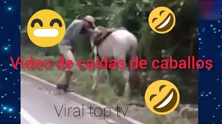 video de caidas de caballo y burro 😆😆no podras parar de reir😅😅😅 [upl. by Eetsud]