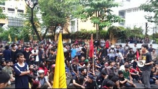 Ribuan Mahasiswa UIN Suka  Beberapa PT di Jogja Demo Menentang Kenaikan BBM [upl. by Jerad94]