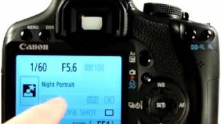 Canon EOS 500D Tutorial Video 10  Night Portrait Mode [upl. by Ajan]