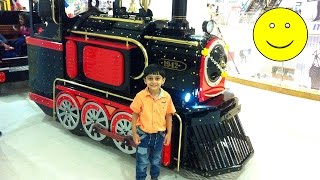 TRAINS FOR TODDLERS  Train Ride For Kids Ride On Train at Mall by JeannetChannel [upl. by Remy768]