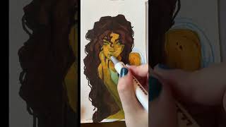 sketchbook asmr ✨🌙 artist markerartist drawing sketchingdrawing [upl. by Eidorb]