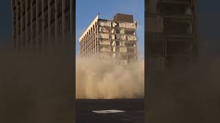 Clarion Hotel Demolition that is taking place on Reynolds Road in South Toledo demolition [upl. by Phila]