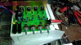 Kit amplificator 2x100W  Proba Audio MIVAROM [upl. by Ahar]