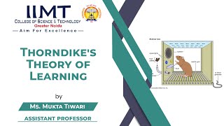 Thorndikes Theory of LearningBEd IIMT College of Science and Technology Greater Noida [upl. by Garibald]