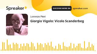 Giorgio Vigolo Vicolo Scanderbeg [upl. by Nicole]