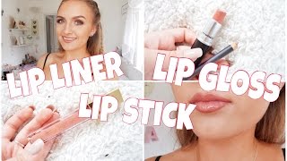 Beginners Guide to Lip liner Lipstick amp Lip Gloss  Amy Louise [upl. by Admana504]