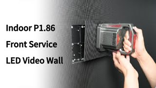 NSELED Indoor P186 Front Service LED Video Wall Display nseled nseledcloud [upl. by Nybor88]