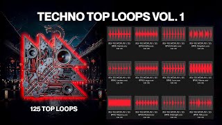 Techno Top Loops Vol 1 Sample Pack Big Room Techno Mainstage  Revealed [upl. by Oicnecserc]