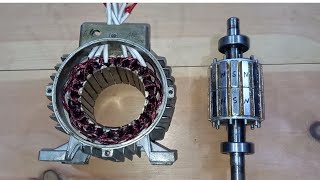 Homemade brushless dc motor  diy bldc motor [upl. by Luapnoj]