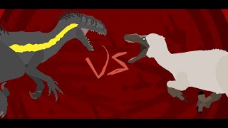 Utahraptor vs Indoraptor [upl. by Lazaruk35]