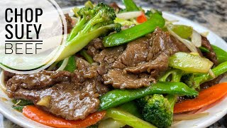 Beef Chop Suey ｜ Beef Stir Fry With Vegetables [upl. by Ecirtaed]