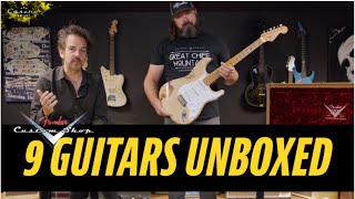 9 Custom Shop Fenders Unboxed [upl. by Joan]