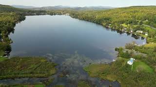 Lake Elmore  The Spring of Autumn flight 4K [upl. by Oisacin]