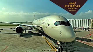 ETIHAD AIRWAYS  ABU DHABI TO CHICAGO  ECONOMY ONBOARD A3501000 [upl. by Edda649]