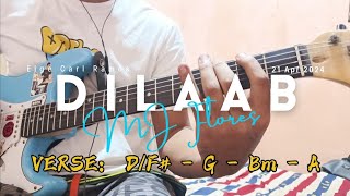 MJ Flores  Dilaab  Guitar Cover with CHORDS [upl. by Oys359]