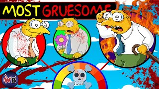 Hans Moleman Deaths Gruesome to Most Gruesome ☠️ [upl. by Belvia]